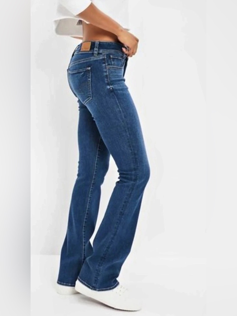 American Eagle Next Level Stretch Kick Boot Jeans Women’s Size 2 Blue